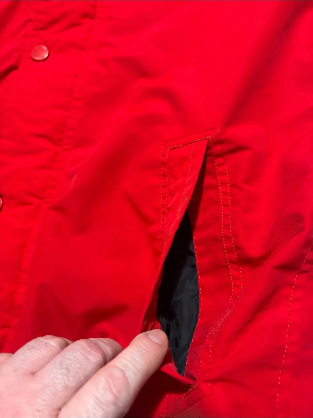 Hollister Bright Red Kids Puffer Coat